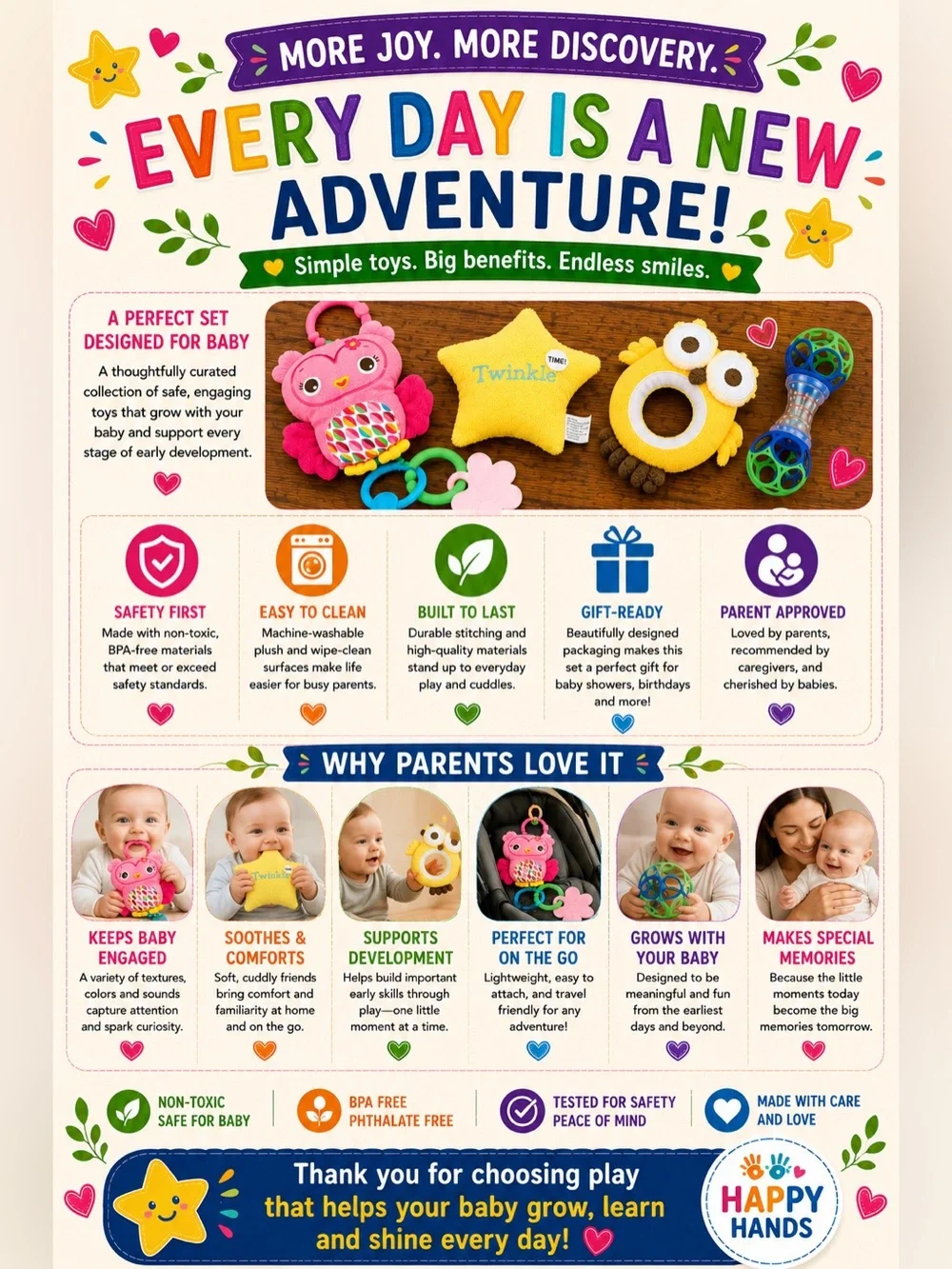 Baby Miscellaneous Toy Bag For Littles